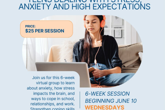 Under Pressure: Teen Anxiety Virtual Group